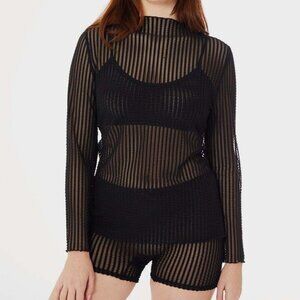 Find Me Now - Addison Mesh Long Sleeve Top